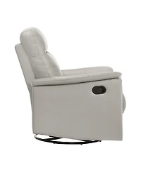 Homelegance Emillia 36" Leather Swivel Glider Reclining Chair