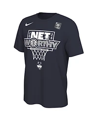 Unisex Nike Navy UConn Huskies 2024 Ncaa Men's Basketball Tournament March Madness Final Four Locker Room T-Shirt