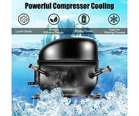 Slickblue 48 lbs Stainless Self-Clean Ice Maker with Lcd Display