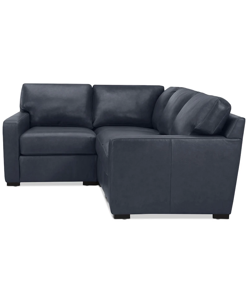 Radley 101" 4-Pc. Leather Corner Sectional, Created for Macy's