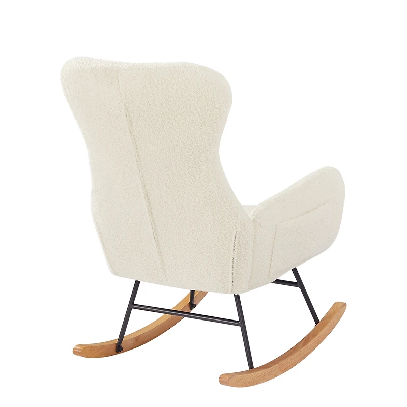 Streamdale Teddy Fabric Rocking Chair