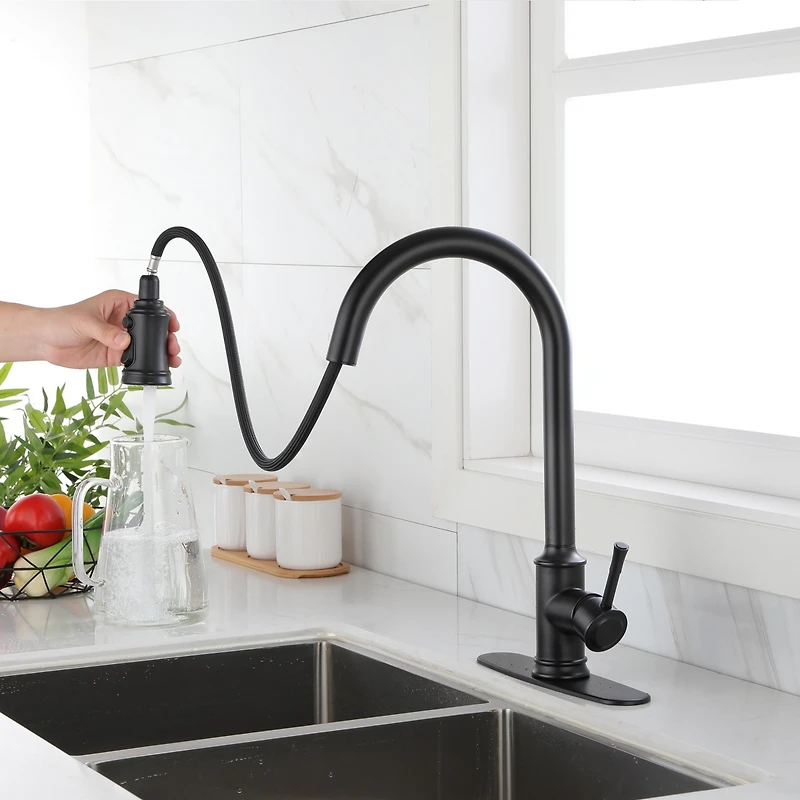 Touch Kitchen Faucet With Pull Down Sprayer