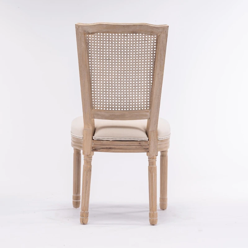 Streamdale Antique French Style Dining Chairs, Set of 2