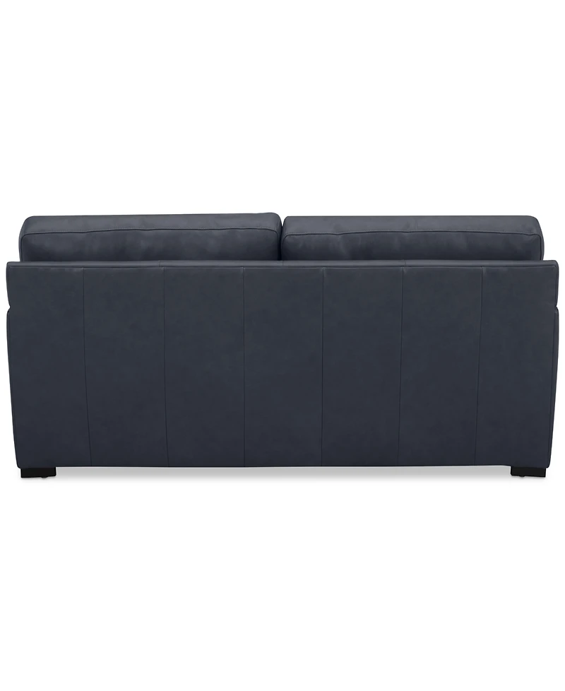 Radley 74" Leather Apartment Sofa, Created for Macy's