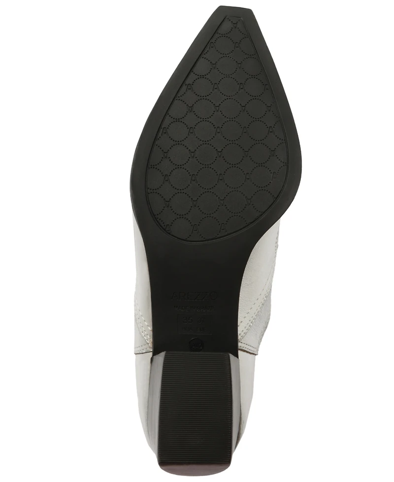 Arezzo Women's Giovanna Low Block Cowboy Booties