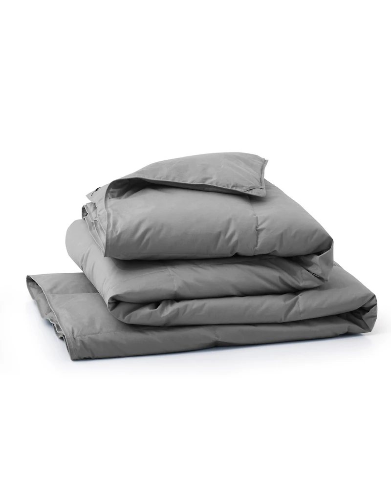 Unikome Cotton Goose Down Feather Fiber Comforter