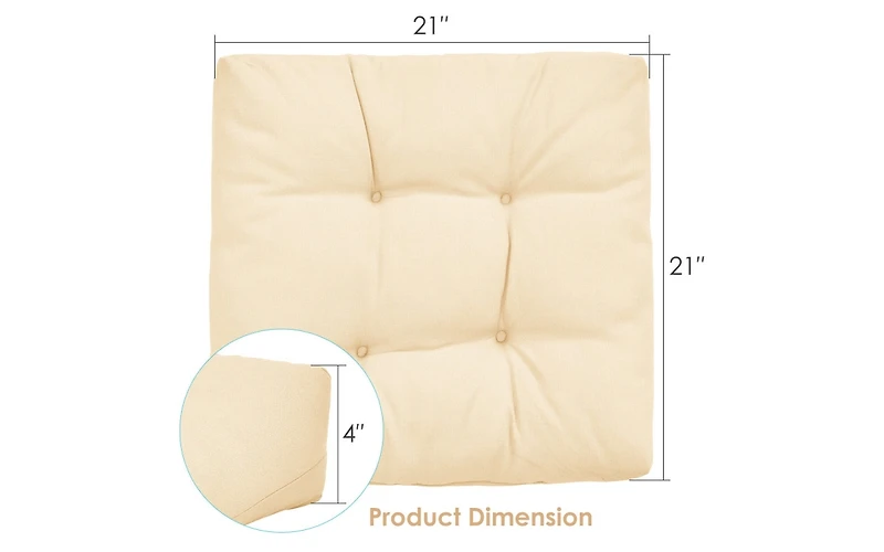 Patio Chair Seat Cushion Pads for Indoor Outdoor Use Comfortable and Durable