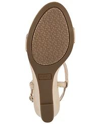 Jones New York Women's Denera Strappy Wedge Sandals