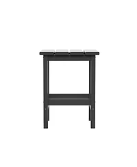 All-Weather Outdoor Patio Poly Adirondack Side Table