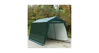 Slickblue Outdoor Carport Shed with Sidewalls and Waterproof Ripstop Cover