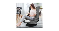 Slickblue 6-Position Adjustable Swivel Folding Gaming Floor Chair