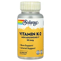 Solaray Vitamin K-2 Menaquinone-7 50 mcg - 60 VegCaps