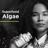 Amen Sea Moss Supplement - 1000mg Organic Irish Sea Moss, Bladderwrack, Burdock - Vitamin C, Aloe Vera, Black Pepper