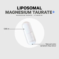 Codeage Liposomal Magnesium Taurate+ Supplement - Magnesium from Magnesium Taurate, Vitamin B6 as Pyridoxal 5-Phosphate, 2-Month Supply
