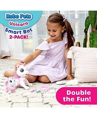 Power Your Fun Robo Pets Unicorn Toys 2pk