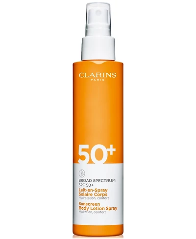 Clarins Sunscreen Body Lotion Spray Broad Spectrum Spf 50+, 5 oz.