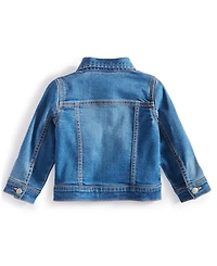 Baby Girls Ruffled-Trim Denim Jacket, Exclusively at Macy's