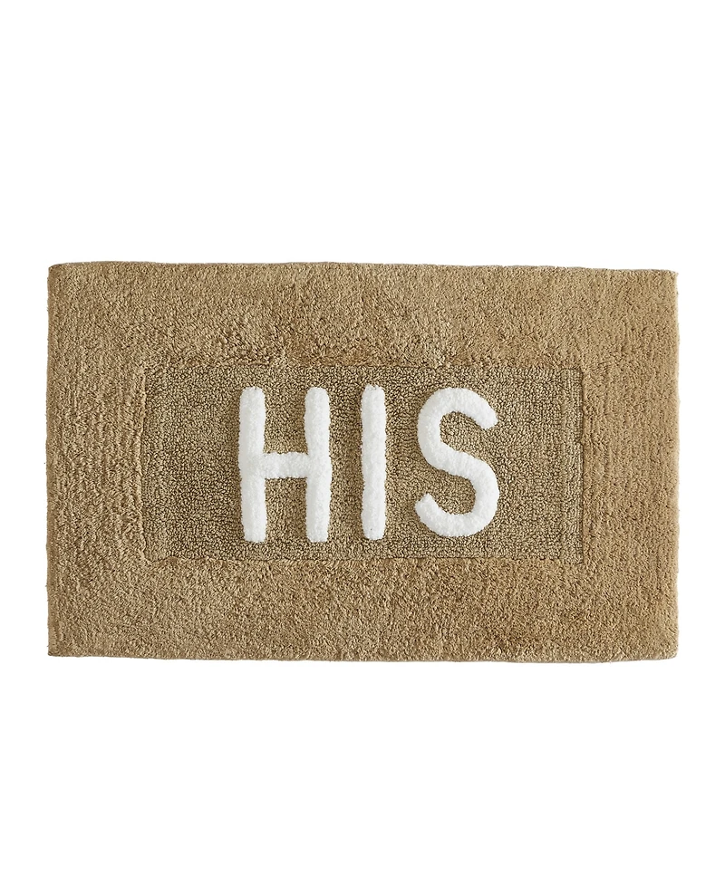 Jean Pierre His Cotton Bath Rug, 21" x 34"