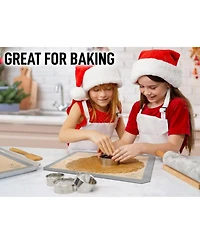 (2 Pack) Silicone Baking Mat Sheet Set - Reusable Baking Mat Nonstick