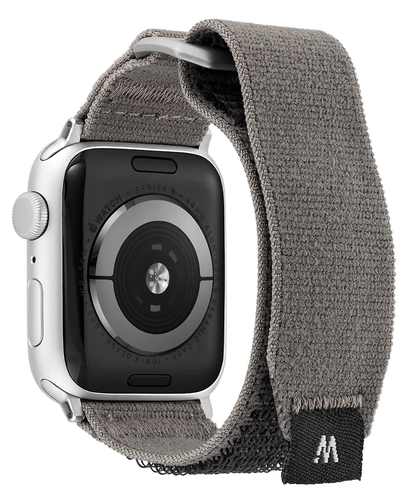 WITHit Men's Grey Tactical Nylon Band for Apple Watch 42/44/45mm/Ultra/Ultra 2