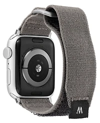 WITHit Men's Grey Tactical Nylon Band for Apple Watch 42/44/45mm/Ultra/Ultra 2