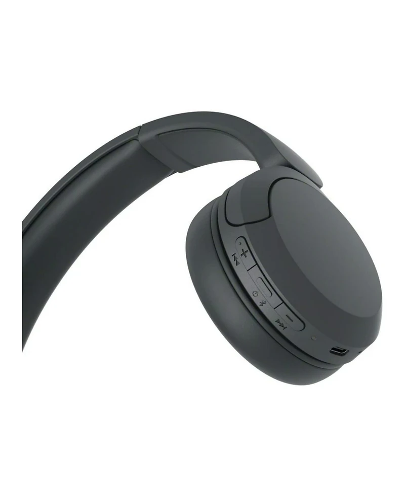 Sony Wh-CH520 Wireless Bluetooth On-Ear Headset (Black) with Locator Keychain