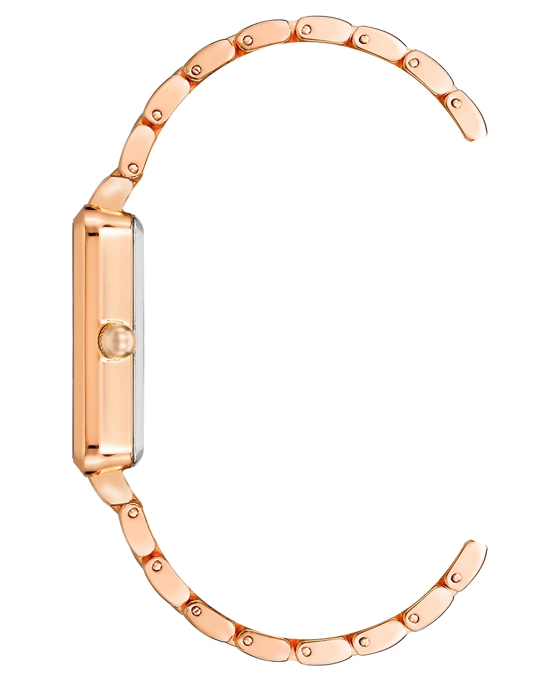 Anne Klein Women's Quartz Rose Gold-Tone Alloy Bracelet Watch, 24mm