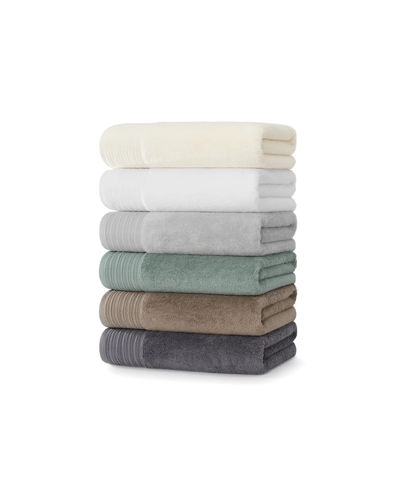 Aston and Arden Anatolia Turkish Bath Towels (2 Pack), 30x60, 600 Gsm, Woven Linen-Inspired Dobby, Ring Spun Combed Cotton, Low Twist
