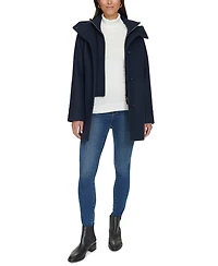 Tommy Hilfiger Women's Hooded Button-Front Coat, Created for Macy's