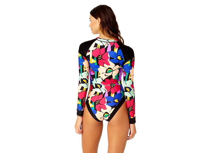 Coppersuit Women's Zip Front Rashguard One Piece Swimsuit