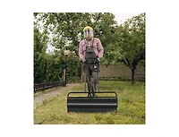 Slickblue Tow Lawn Roller Water Filled Metal Push