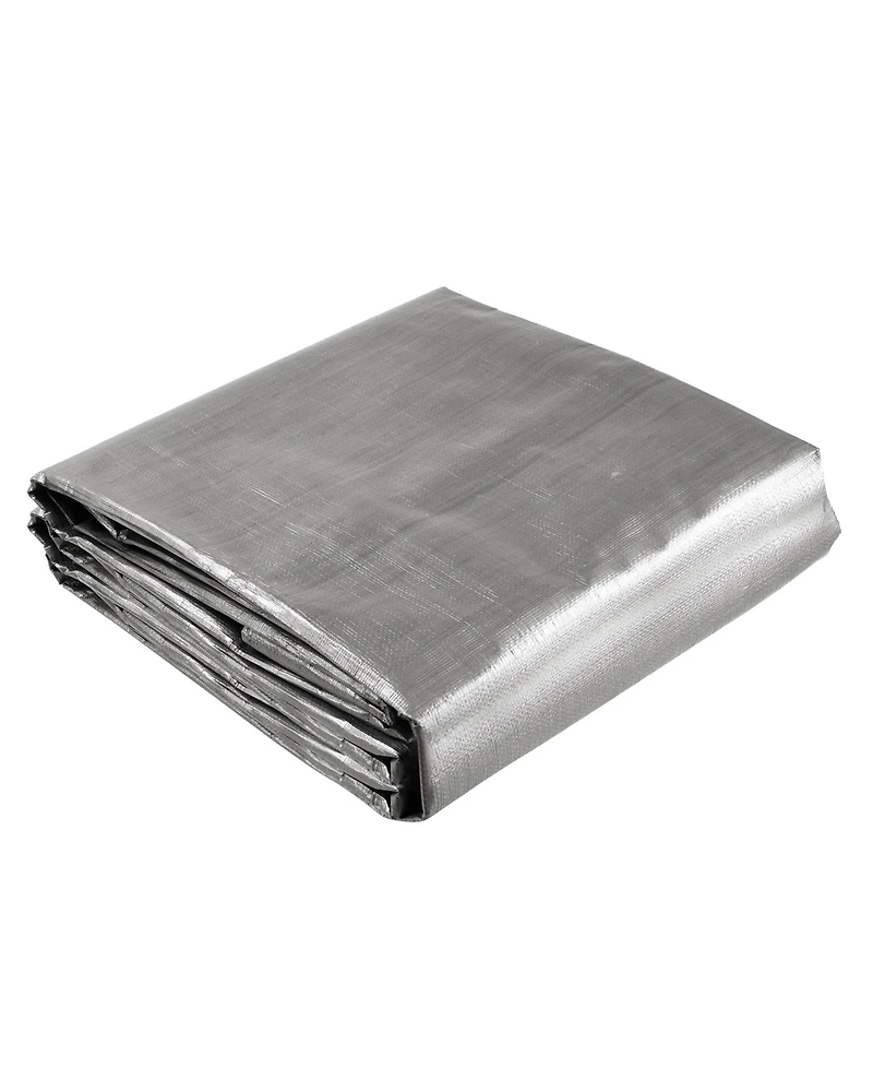 Yescom 24x30 Ft Waterproof Poly Tarp with 25 Ball Bungees Protect Cover 10mil Tarpaulin