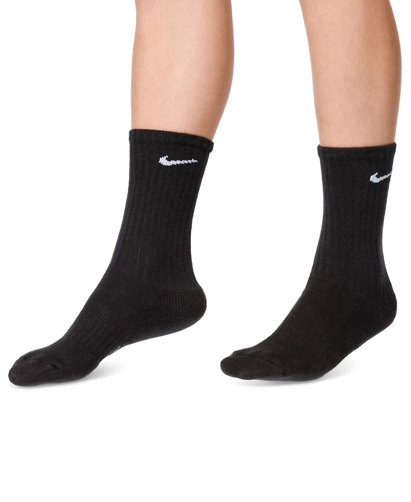 Nike Big Kids' Cushioned Crew Socks, 6 Pairs