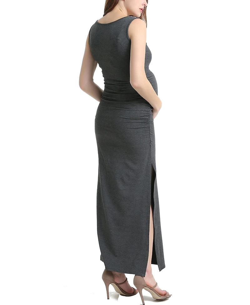 kimi + kai Maternity Bethany Lace Trim Maxi Dress