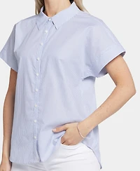 Nydj Women's Maya Collared Blouse Top
