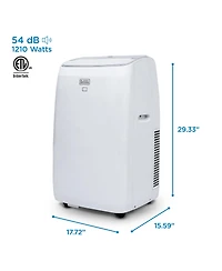Black+Decker Portable Air Conditioner with Heat, 10,200 Btu Sacc/Cec (14,000 Btu Ashrae 128) for Rooms Up To 700 Sq. Ft.