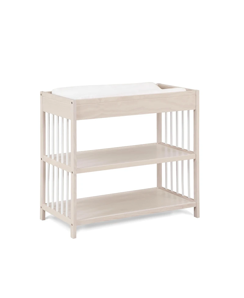 Suite Bebe Pixie Changing Table in Washed Natural/White