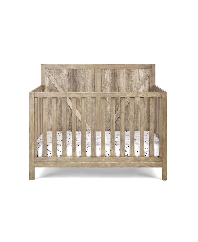 Suite Bebe Barnside 4-in-1 Convertible Crib Vintage Chestnut