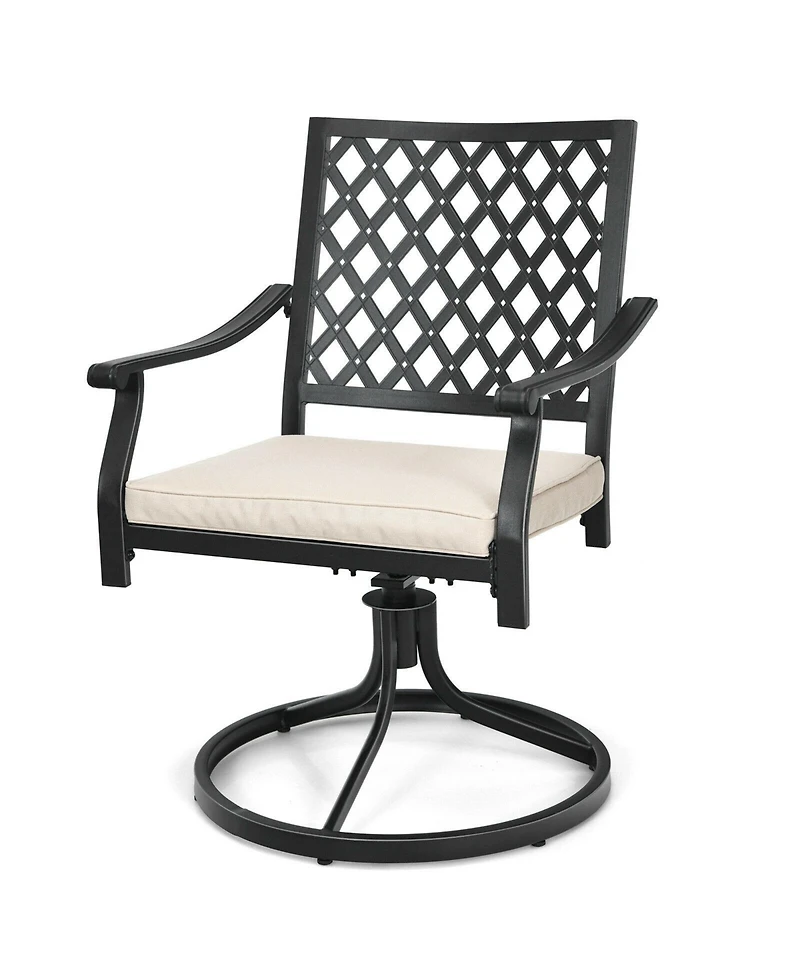 Sugift 5-Piece Outdoor Patio Dining Set with Soft Cushions