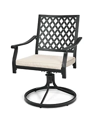 Sugift 5-Piece Outdoor Patio Dining Set with Soft Cushions