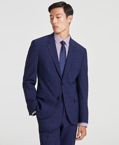 Hugo by Boss Men's Modern-Fit Wool Suit Jacket