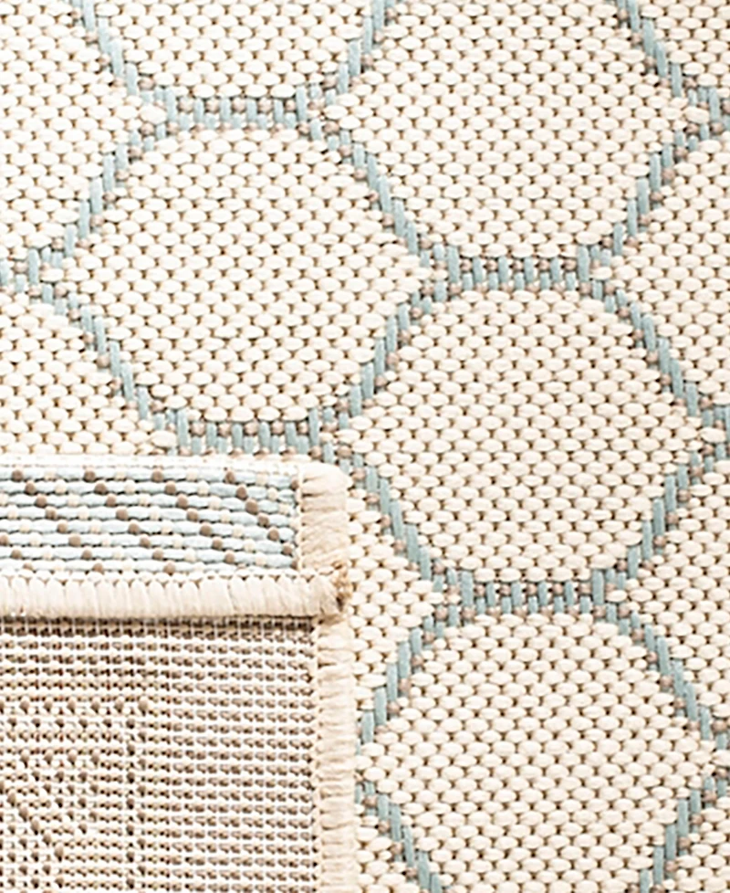 Safavieh Courtyard CY7933 Beige and Dark Beige 5'3" x 7'7" Outdoor Area Rug