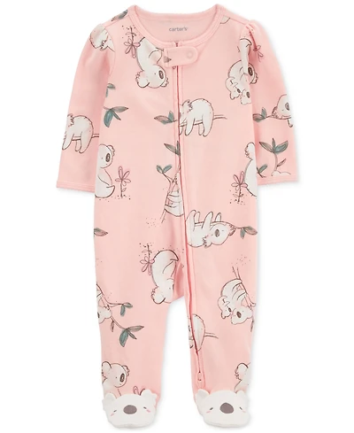 Carter's Baby Boys and Baby Girls 2-Way Zip Sleep and Play Coverall