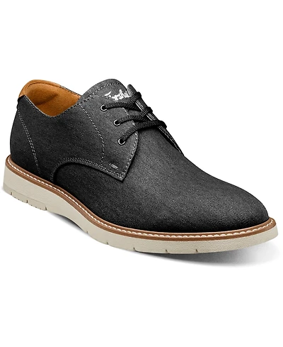 Florsheim Men's Vibe Canvas Plain Toe Oxford Dress Shoe