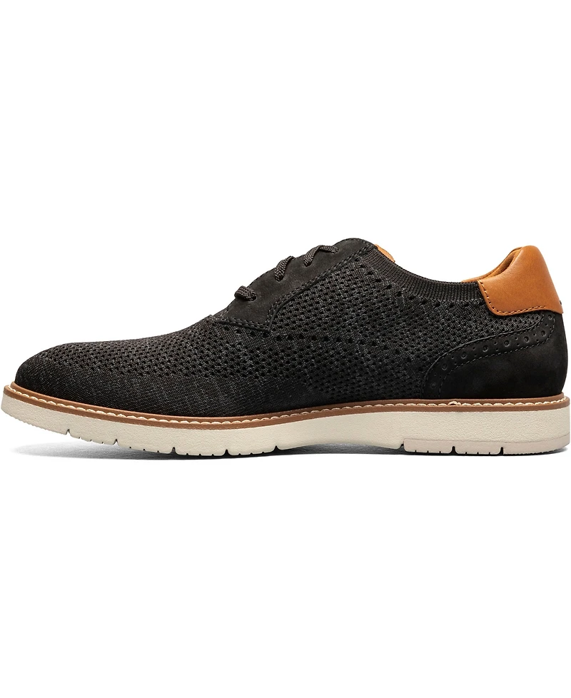 Florsheim Men's Vibe Knit Plain Toe Oxford Dress Casual Sneaker