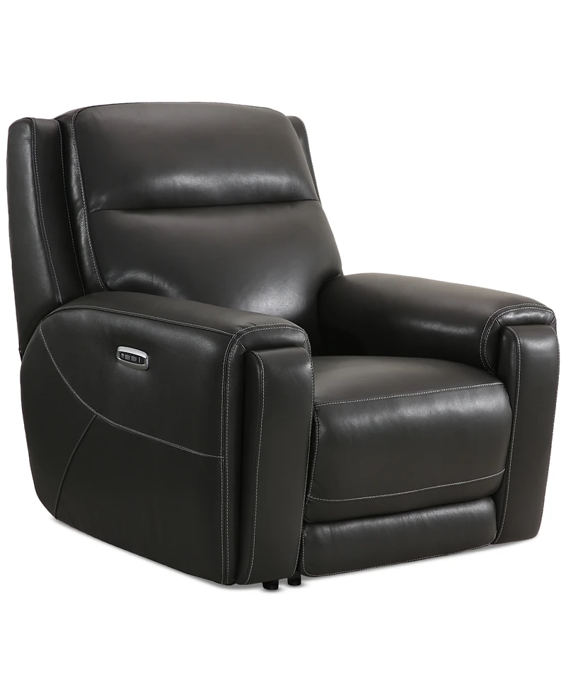 Varsani 40" Zero Gravity Leather Recliner, Created for Macy's