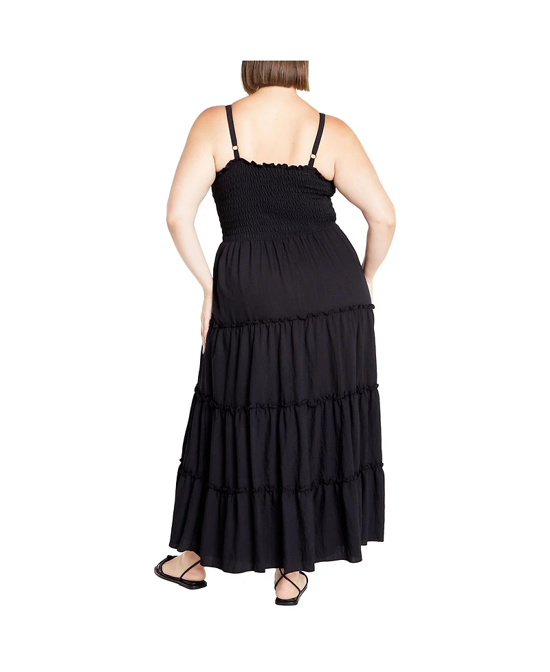 City Chic Plus Alisa Maxi Dress