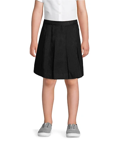Lands' End Big Girls Box Pleat Skirt Top of Knee