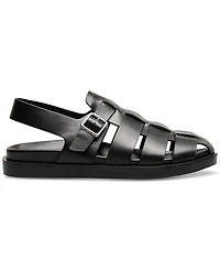 Stacy Adams Men's Montego Slingback Faux-Leather Buckle Sandals