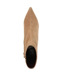 Franco Sarto Women's Anna Pointed Toe Kitten Heel Dress Booties